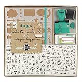 DRAEGER PARIS 1886 Toga kt74 Kit Bullet Journal Cuaderno Kraft 15,5 x 21,5 x 1,5 cm
