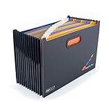 Rapesco 1552 SupaFile Plus Carpeta Archivadora con 13 Compartimientos, A4+