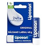 Liposan Original (1 x 4,8 g), bálsamo labial de cuidado intensivo para unos labios suaves y tersos