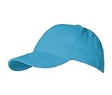 BLUECHOLON Gorra de niño de 6 Paneles en poliéster de Suave Acabado y Cierre Ajustable