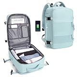 SZLX Mochila de Viaje informal para mujer, Bolsa Impermeable para computadora portátil