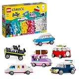 LEGO Classic Vehículos Creativos Coloridos, Maquetas de Coches Urbanos