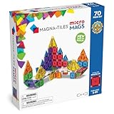 MAGNA-TILES MicroMAGS - Juego de construcción magnética de lujo de 70 piezas