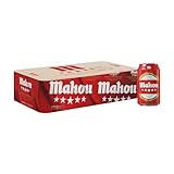 'Pack' de 28 latas de cerveza Mahou 5 Estrellas
