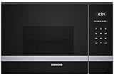 Siemens - Microondas Integrable IQ500, 60 cm, cookControl, Función grill, 5 Niveles de Potencia