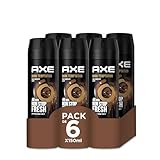 'Pack' de seis desodorantes Axe Dark Temptation