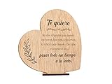 Tarjetas de felicitación de San Valentín en madera
