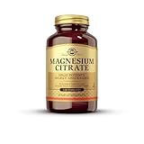 Solgar Magnesium Citrate. Suplemento alimenticio que reduce la fatiga. 120 Cápsulas.