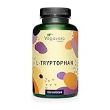 L-Triptófano 500mg Puro* Vegavero® | El Único Sin Aditivos | Para 4 meses