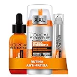 Rutina L'Oréal Men Expert Crema Hidratante Anti-Fatiga 24h Hydra Energetic
