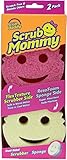 Scrub Daddy Scrub Mommy estropajo de doble cara, esponja antibacteriana y reutilizable.