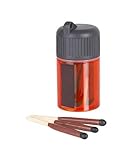 Caja de cerillas impermeables, para encender fuego en cualquier circunstancia