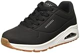 Skechers Uno, Zapatillas Mujer, Black Durabuck