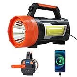 Una linterna recargable, preferentemente con energía solar o manivela manual.