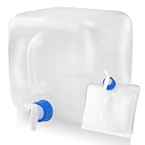Bidón plegable de 10L con grifo y asa para emergencias