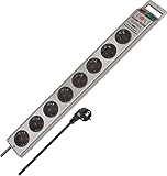 Regleta de ocho tomas Brennenstuhl Super-Solid