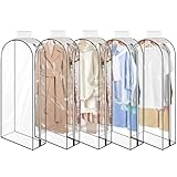 HZE - Fundas ropa armario 5 piezas