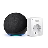 Echo Dot (5.ª generación) | Antracita + Tapo P100MA - Matter Mini Enchufe Inteligente