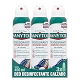 Sanytol Desodorante desinfectante de calzado, elimina bacterias del mal olor y hongos. 3 x 150 ml.