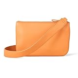 Amazon Essentials - Bandolera Minimalista Naranja Oscuro