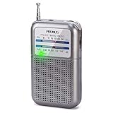 PRUNUS DE333 Radio Portatil Pequeña, Transistores Radio FM Am con Excelente Señal