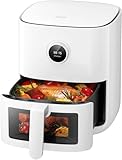 Xiaomi Smart Air Fryer Pro - Freidora sin aceite de 4L de capacidad, 1600W, más de 100 recetas