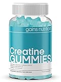 GN Creatina Gominolas | 60 Gomitas de Creatina Masticables para Hombres y Mujeres -