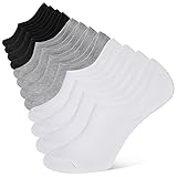 YOJOOM Calcetines Cortos Hombre Invisibles Respirable Calcetines tobilleros