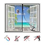 Cortina Mosquitera para Puertas, Mosquiteras Magnética Anti Insectos, Cierre Automático