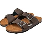 Sandalias de ante con doble hebilla de Pepe Jeans