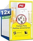 PIC Trampa Polillas Alimentos - 12x Trampas para Polillas de la Comida