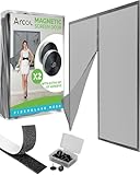 ARCOL Mosquitera Ventana Magnetica 130x150 cm Antirrayas en Fibra de Vidrio