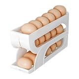 Dispensador de huevos para nevera 3 niveles 28 x 7 x 13,5 cm.