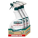 Sanytol - Spray Antiácaros, Mata Ácaros (incluido Sarna) y Chinches en Tejidos no Lavables