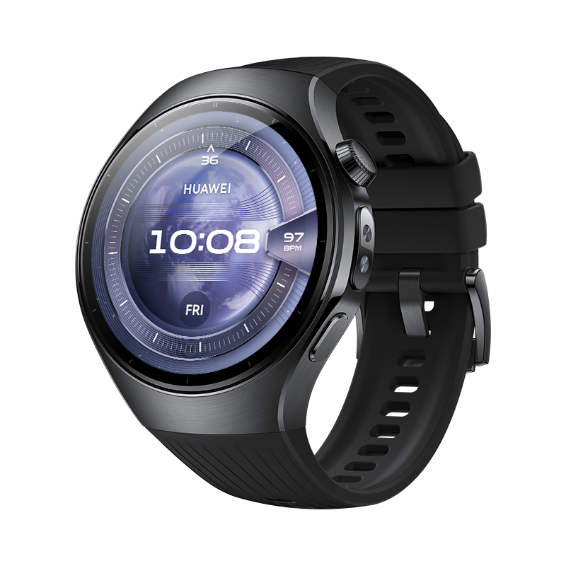 Huawei Watch 5 46 mm Negro Fluoroelastomero. Android  IOS