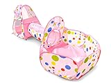 NUBUNI 3 en 1 Tienda Campaña Infantil Piscina de Bolas + Casita Infantil + Tunel Infantil