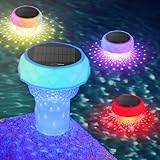 Luces para piscina con contenedor de limpieza