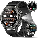 Reloj Inteligente Hombre Militar, 1.39" HD Smartwatch Hombre con Llamadas BT