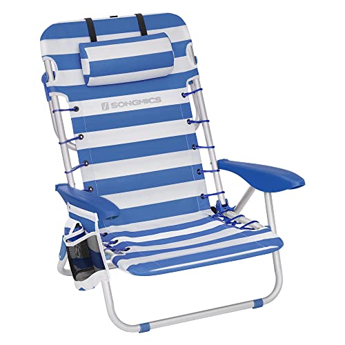 SONGMICS Silla Plegable de Playa