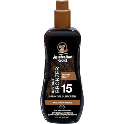 Australian Gold 15 SPF Protector Solar con Bronceador