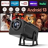 Android 13 Proyector Netflix Licencia Oficial, Mini Proyector Portatil 4K con Chat GPT integrado
