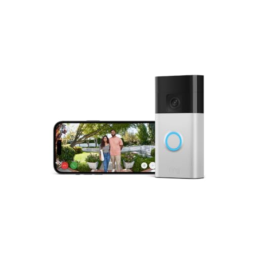 Ring videotimbre con batería (Battery Video Doorbell) (2024), con vídeo HD de cuerpo entero