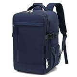 Lossga Mochila Viaje Cabina Avion 40x20x25 para Ryanair Mochilas de Viaje Pequeña