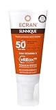 Ecran Sunnique Fluido Protector solar FPS 50 para cuello y escote, protección UVB + UVA e IR-A.