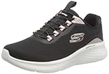 Skechers Skech-Lite Pro Glimmer Me, Zapatos Deportivos Mujer, Black Mesh/Pink Trim