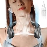 DDKJ Ventilador de Cuello con Agua,Ventilador Cuello Portátil Viento Arriba y Abajo