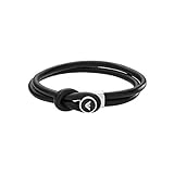 Emporio Armani Pulsera para Hombre, 18.50cm Pulsera de Acero Inoxidable de Plata