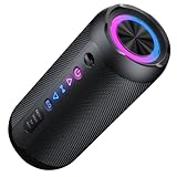 taopodo Altavoz Bluetooth portatil 5.4, 30W Altavoz Bluetooth Potente, Doble Graves Speaker