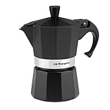 Orbegozo KFN 310, Cafetera Italiana, 3 tazas, apta para cocina de gas, vitrocerámica y eléctricas