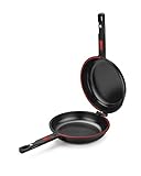 BRA Dupla Premiere Sartén Doble para Tortilla de Patatas, 24 cm de Diámetro, Aluminio